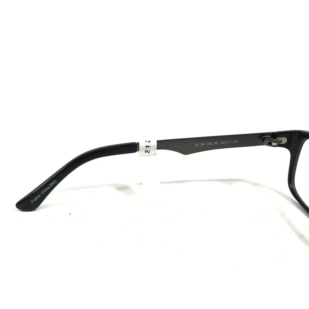 City Eyewear DC 36 COL 90 Eyeglasses Frames Black Square Full Rim 52-17-135